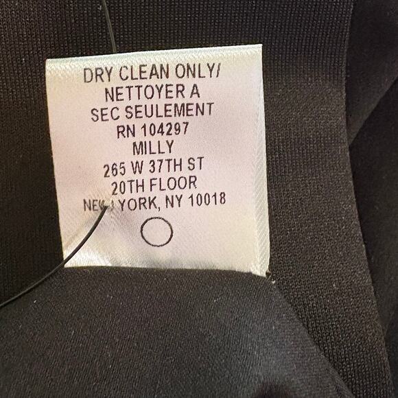 Milly NWT Women's Black High Waist Pencil Skirt Size S - Picture 6 of 7